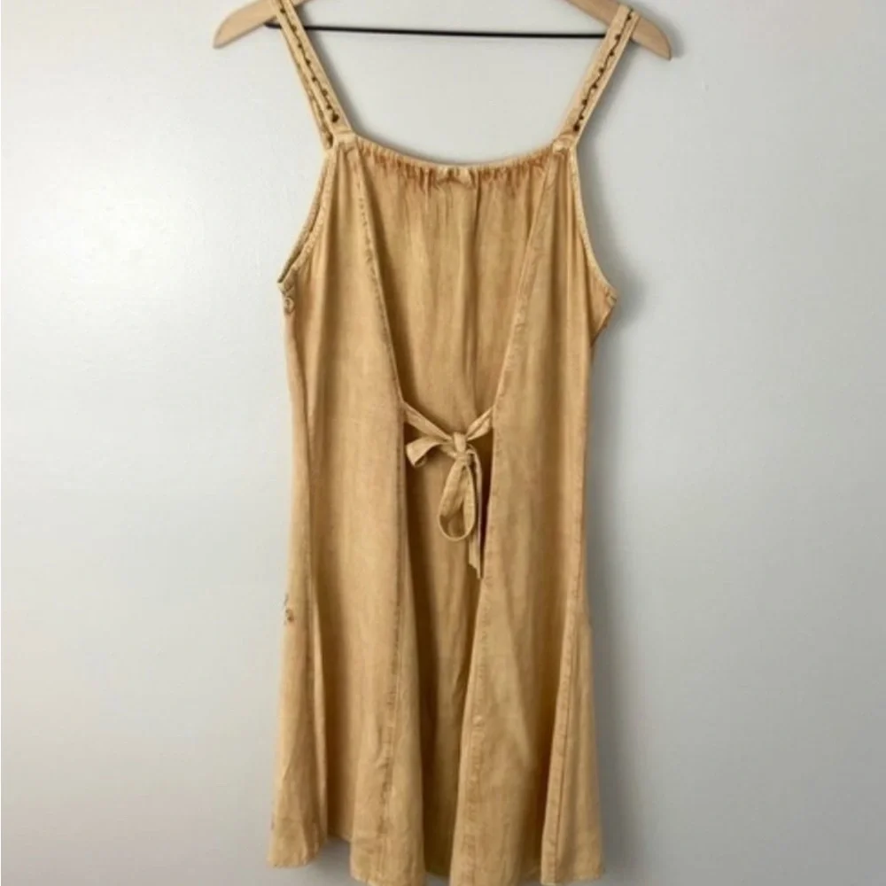 MAGIC embroidered rayon tie back sun dress - Picture 2 of 4